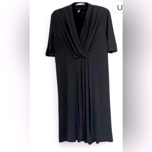George Women's Stretchy Black Dress Size M. Fits L.